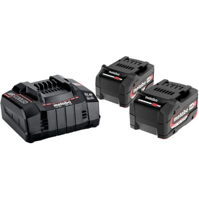 Metabo 18V Battery Set with 2x 5.2Ah Batteries & Charger Metabo 18V Battery Set with 2x 5.2Ah Batteries & Charger