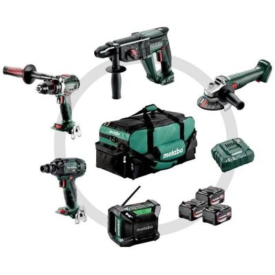 Metabo - Akku Combo Set Bauhandwerk 5.2 - Power Tool Set Metabo - Akku Combo Set Bauhandwerk 5.2 - Power Tool Set