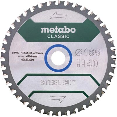 Metabo Cirkelssågsblad - Stål sandwichpanel, 190x30mm - 48T Metabo Cirkelssågsblad - Stål sandwichpanel, 190x30mm - 48T