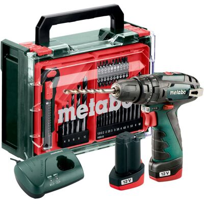 Metabo PowerMaxx SB Basic Set - Kompakt kabelloser Bohrer - PowerType Metabo PowerMaxx SB Basic Set - Kompakt kabelloser Bohrer - PowerType