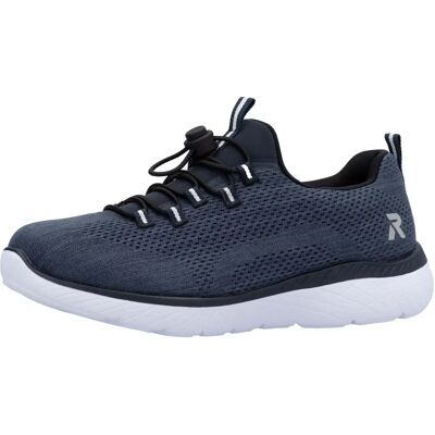 Rieker Blauwe Instapsneaker - Sportschoen Rieker Blauwe Instapsneaker - Sportschoen