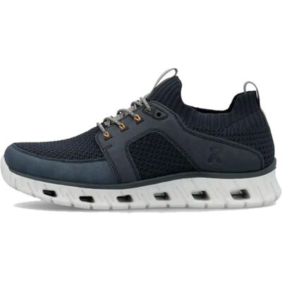 Rieker Herren Blau Slip-On Sneaker - Sportschuh Rieker Herren Blau Slip-On Sneaker - Sportschuh