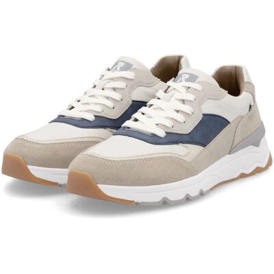 Lichte suède schoenen wit Rieker U0906-81 - Schoenen Lichte suède schoenen wit Rieker U0906-81 - Schoenen
