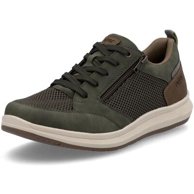 RIEKER Heren Groene Sportieve Schoenen - Schoenen RIEKER Heren Groene Sportieve Schoenen - Schoenen