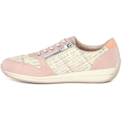 Rieker Rose Pink Zip Shoes - Shoes Rieker Rose Pink Zip Shoes - Shoes