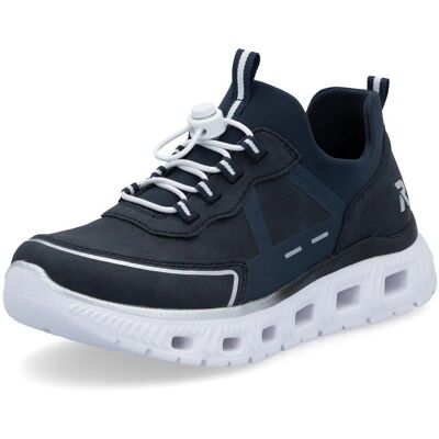RIEKER Baskets Slip-On Sportives - Bleu - Chaussures - Publicité RIEKER Baskets Slip-On Sportives - Bleu - Chaussures - Publicité