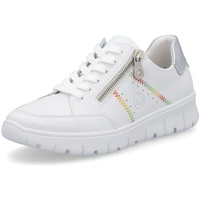Baskets Rieker N1313-80 Blanches - Chaussures Décontractées - Publicité Baskets Rieker N1313-80 Blanches - Chaussures Décontractées - Publicité