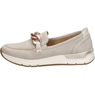 Rieker 58944-60 Beige Instappers - Loafers Rieker 58944-60 Beige Instappers - Loafers