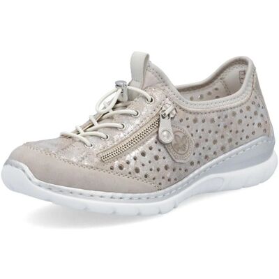 Chaussures métalliques Rieker L32P6-90 - Style décontracté - Publicité Chaussures métalliques Rieker L32P6-90 - Style décontracté - Publicité