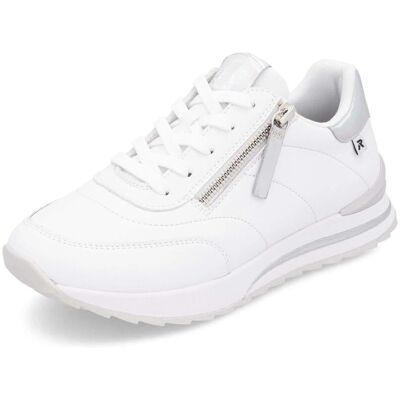 Rieker Baskets étroites blanches - Chaussure décontractée - Publicité Rieker Baskets étroites blanches - Chaussure décontractée - Publicité