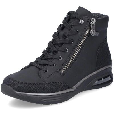 Baskets RIEKER femme nubuck noir - Baskets - Publicité Baskets RIEKER femme nubuck noir - Baskets - Publicité