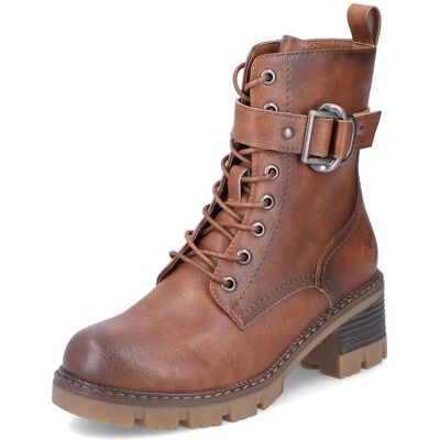 Bottines Rieker 92040-24 Marron - Style Biker - Publicité Bottines Rieker 92040-24 Marron - Style Biker - Publicité