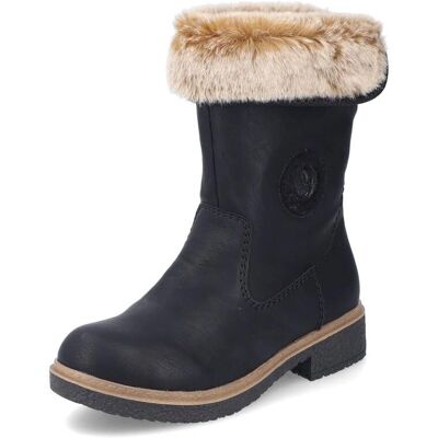 RIEKER Z5054-00 Schwarze Damen Winterstiefel - Schuhe RIEKER Z5054-00 Schwarze Damen Winterstiefel - Schuhe