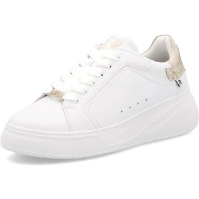 Rieker Weiß-Gold Sport Sneaker - Sneaker Rieker Weiß-Gold Sport Sneaker - Sneaker