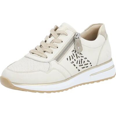Basket Remonte Beige - Chaussure Décontractée, Fermeture Éclair Latérale - Publicité Basket Remonte Beige - Chaussure Décontractée, Fermeture Éclair Latérale - Publicité