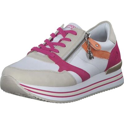 Remonte D1323-80 Białe buty z zamkiem - Buty Remonte D1323-80 Białe buty z zamkiem - Buty