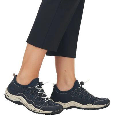 RIEKER Sneakers Slip-On Blu - Scarpe Trekking RIEKER Sneakers Slip-On Blu - Scarpe Trekking