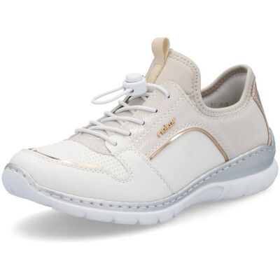 RIEKER Beige Slip-On Sneaker - Sportlich, Flexibel, Bequem RIEKER Beige Slip-On Sneaker - Sportlich, Flexibel, Bequem