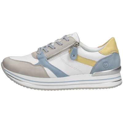 REMONTE Witte Leren Sneakers - Schoenen REMONTE Witte Leren Sneakers - Schoenen