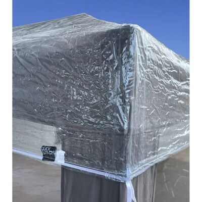 Cubierta para cenador QUICK STAR - Impermeable 2,5x2,5m - Transparente Cubierta para cenador QUICK STAR - Impermeable 2,5x2,5m - Transparente