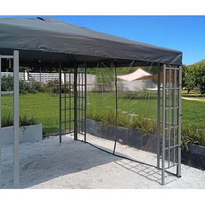 QUICK STAR Modell - Seitenwand - 300x200cm - Transparent PVC - für 3x3m Pavillon QUICK STAR Modell - Seitenwand - 300x200cm - Transparent PVC - für 3x3m Pavillon