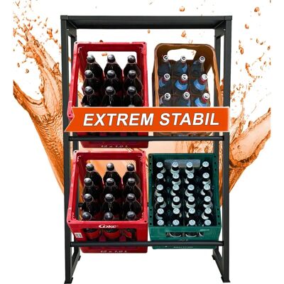 Quick Star Metallgitterregal - Für 4 Getränkekisten Quick Star Metallgitterregal - Für 4 Getränkekisten