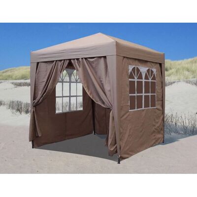 QUICK-STAR Gazebo da Giardino Pieghevole Pop-Up 2x2m Beige - Gazebo da Giardino QUICK-STAR Gazebo da Giardino Pieghevole Pop-Up 2x2m Beige - Gazebo da Giardino