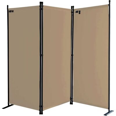 Quick Star 170x165cm Divisor de habitación Tela Privacidad Beige Quick Star 170x165cm Divisor de habitación Tela Privacidad Beige