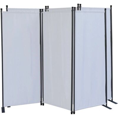 Quick-Star - 2-Pezzi 170x165 - Tessuto bianco - Paravento Quick-Star - 2-Pezzi 170x165 - Tessuto bianco - Paravento