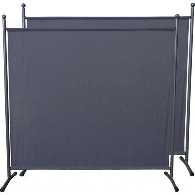 Quick-star - Paravent 180 x 178 cm - Grau - Room divider Quick-star - Paravent 180 x 178 cm - Grau - Room divider