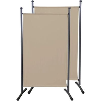 Quick Star - Divisorio 2 pezzi 180x78cm Beige Quick Star - Divisorio 2 pezzi 180x78cm Beige