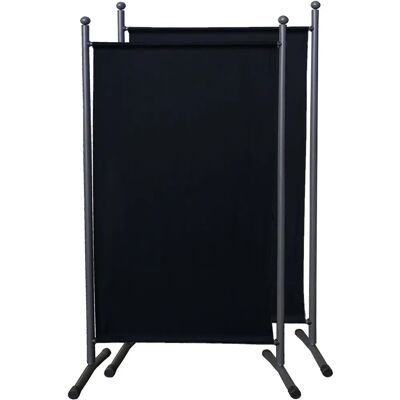 Quick Star - QUICK STAR - Schwarz - 180x78 cm - 2 Room divider Quick Star - QUICK STAR - Schwarz - 180x78 cm - 2 Room divider