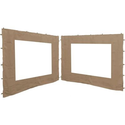 Painel lateral QUICK STAR Nizza para gazebo com janela - Bege Painel lateral QUICK STAR Nizza para gazebo com janela - Bege