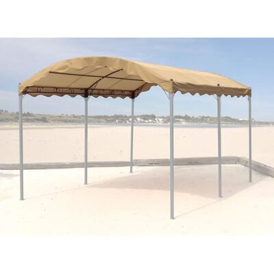 Quick Star 3x4m Beige Tettoia per Pergole - Poliestere Idrorepellente Quick Star 3x4m Beige Tettoia per Pergole - Poliestere Idrorepellente