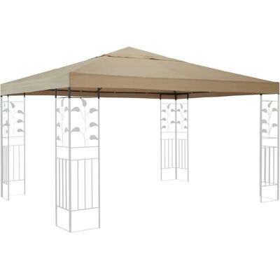 QUICK STAR Toit de Remplacement 3x3 Beige - Gazebo - Publicité QUICK STAR Toit de Remplacement 3x3 Beige - Gazebo - Publicité