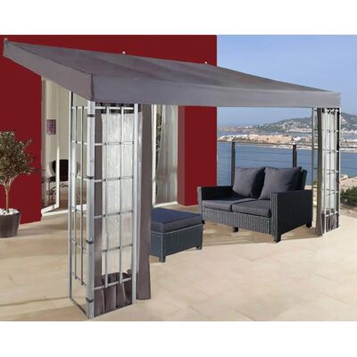 Housse de pavillon mural Quick Star - 300x400cm - Anthracite - Publicité Housse de pavillon mural Quick Star - 300x400cm - Anthracite - Publicité