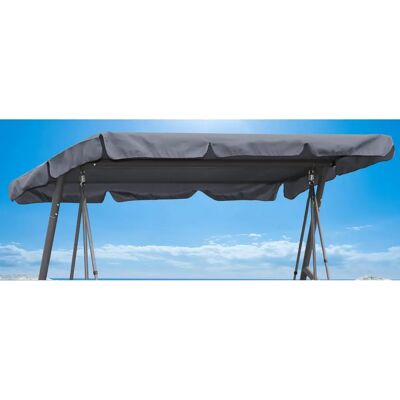 QUICK STAR Teto de substituição universal 145x200 cm cinza - Capa para balanço QUICK STAR Teto de substituição universal 145x200 cm cinza - Capa para balanço