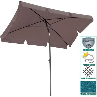 QUICK STAR Modelo 2x1,25m Sombrilla Rectangular con Volante QUICK STAR Modelo 2x1,25m Sombrilla Rectangular con Volante