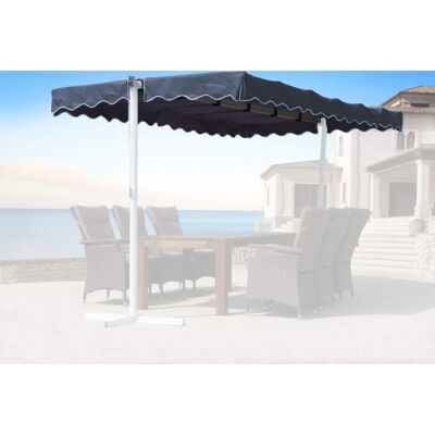 Copertura di ricambio Quick Star per tenda da sole Dubai - Grigio Copertura di ricambio Quick Star per tenda da sole Dubai - Grigio