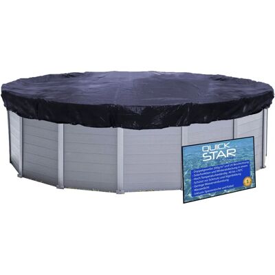 Capa de piscina QUICK STAR - 366-400cm, Preta, Capa solar de inverno Capa de piscina QUICK STAR - 366-400cm, Preta, Capa solar de inverno