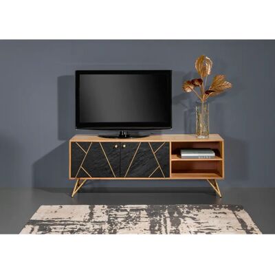 GUTMANN FACTORY Lennon Schwarzes Sideboard - Sideboard GUTMANN FACTORY Lennon Schwarzes Sideboard - Sideboard