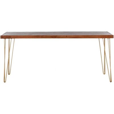 GUTMANN FACTORY Herringbone Natur Gold Esstisch - Tisch GUTMANN FACTORY Herringbone Natur Gold Esstisch - Tisch