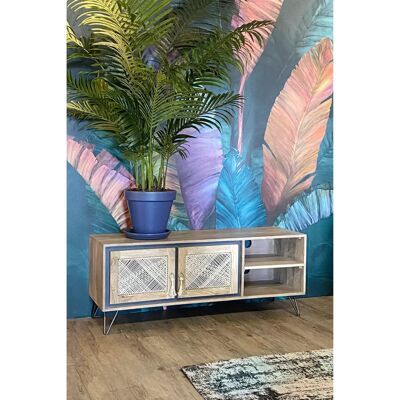GUTMANN FACTORY Beiges Sideboard aus Massivmangoholz - Sideboard GUTMANN FACTORY Beiges Sideboard aus Massivmangoholz - Sideboard