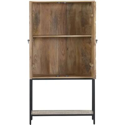 GUTMANN FACTORY Mango Massivholz Highboard - Beige natur GUTMANN FACTORY Mango Massivholz Highboard - Beige natur