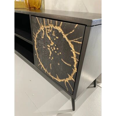 GUTMANN - FACTORY - Schwarz - 140x40x54 cm - Lowboard GUTMANN - FACTORY - Schwarz - 140x40x54 cm - Lowboard