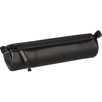 Brunnen Leather Pencil Case - Compact, Durable, Black - Stationery Brunnen Leather Pencil Case - Compact, Durable, Black - Stationery
