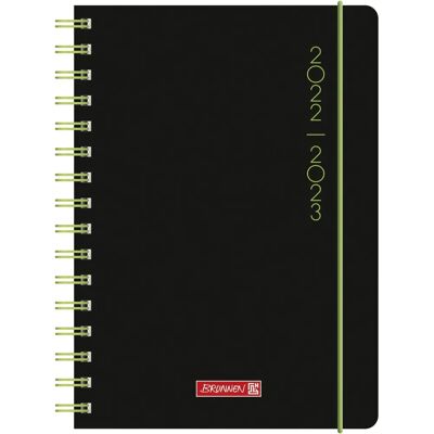 Brunnen - 1072055123 - Noir - 1 jour par page - Journal scolaire Brunnen - 1072055123 - Noir - 1 jour par page - Journal scolaire