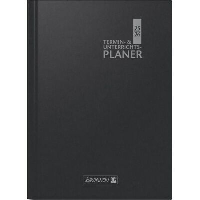 BRUNNEN Teacher Planner 2025/2026 - Weekly Schedule, Black BRUNNEN Teacher Planner 2025/2026 - Weekly Schedule, Black