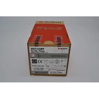 Viti Zincate Wurth - Set 4 Tps 6x140/70 mm Viti Zincate Wurth - Set 4 Tps 6x140/70 mm