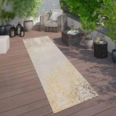 Paco Home Oriental-Teppich - Innen/Außen, Gelb Crem, 60x100cm Paco Home Oriental-Teppich - Innen/Außen, Gelb Crem, 60x100cm